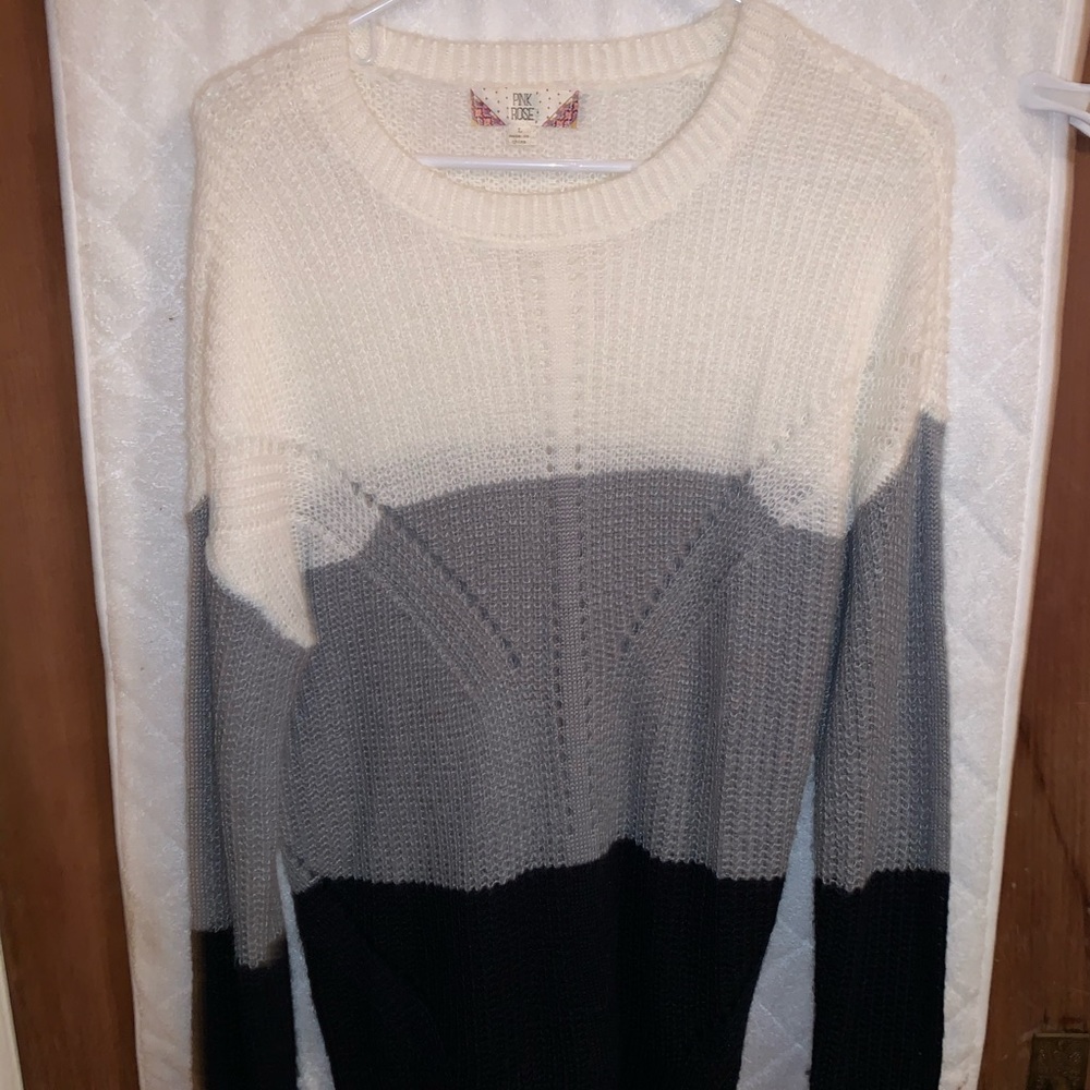 Colorblock sweater